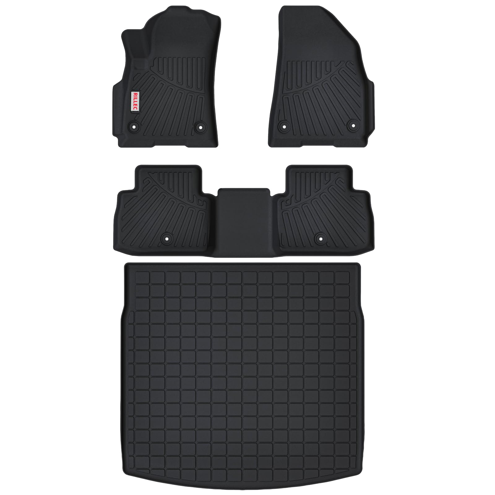 Photo 1 of ***Factory seal****
****Open to show****
RILLEC Floor Mats & Cargo Liner for 2015-2019 Ford Explorer,All Weather Protection Accessories Custom Full Set Liners Include 1st & 2nd Row Automotive Floor Mats TPE Winter Car Liner