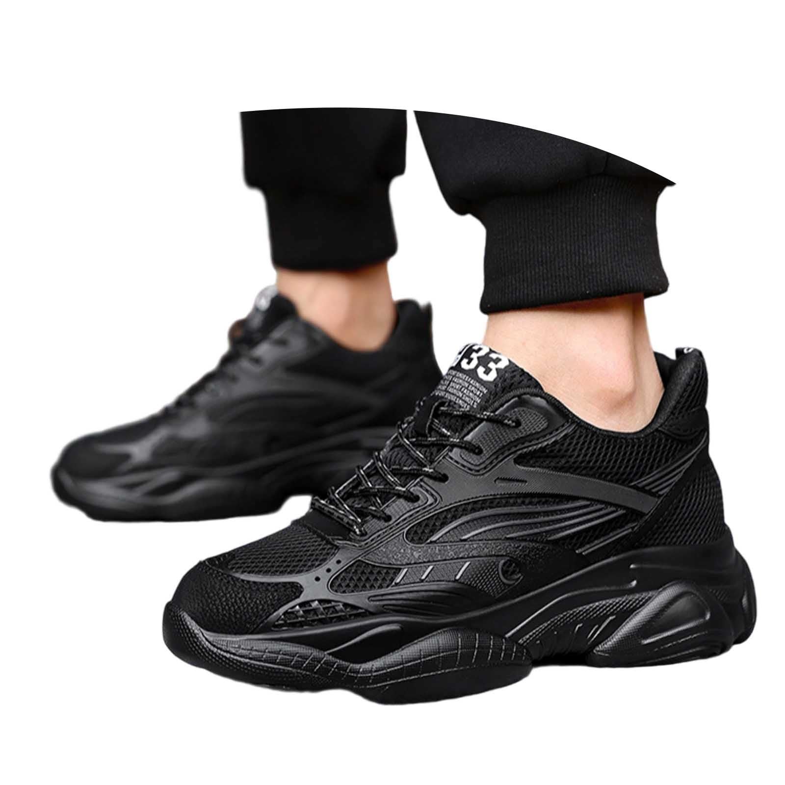 Zapatillas Trail Hombre Zapatillas para Correr Deportivas Calzado Negras Rojas Gym Hombres Deportivos Trekking Running De Training Sneakers Comodas 49 Cross Fitness Entrenamiento Gimnasio Caminar
