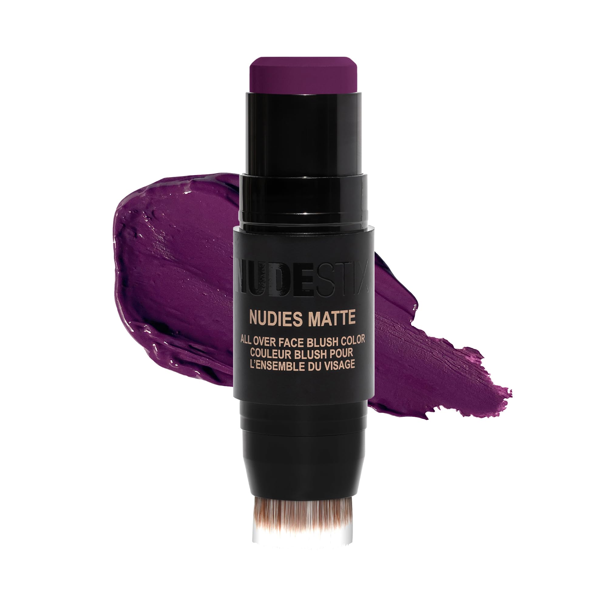 Sponsored Ad - Nudestix Nudies Blush Stick – 3-in-1 Cream Blush for Cheeks, Eyes & Lips with Built-In Brush | Soft Matte Finish for a Natural Flush