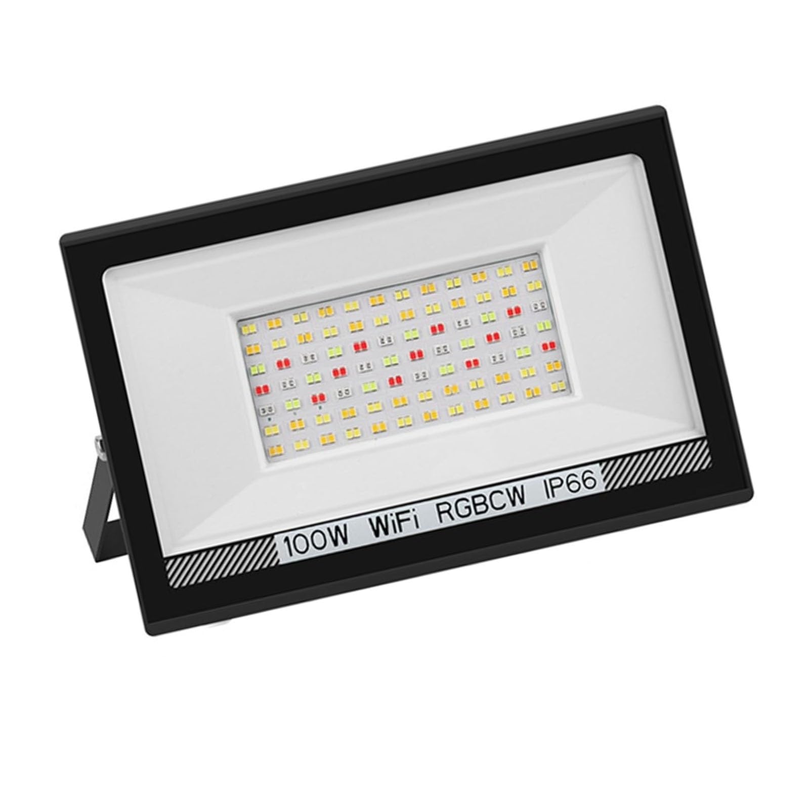 Reflektory RGB 100 W, 16 kolorów, inteligentne projektory Bluetooth, timer, synchronizacja muzyki, do parków, dziedzińców, scen, drzew