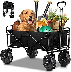 Carrinho de Carga com Grande Capacidade 80 kg, Vagão de Carga com Rodas, Portátil, Ajustável, desmontável. Cabe no porta Malas do carro. Supermercado e compras em geral.