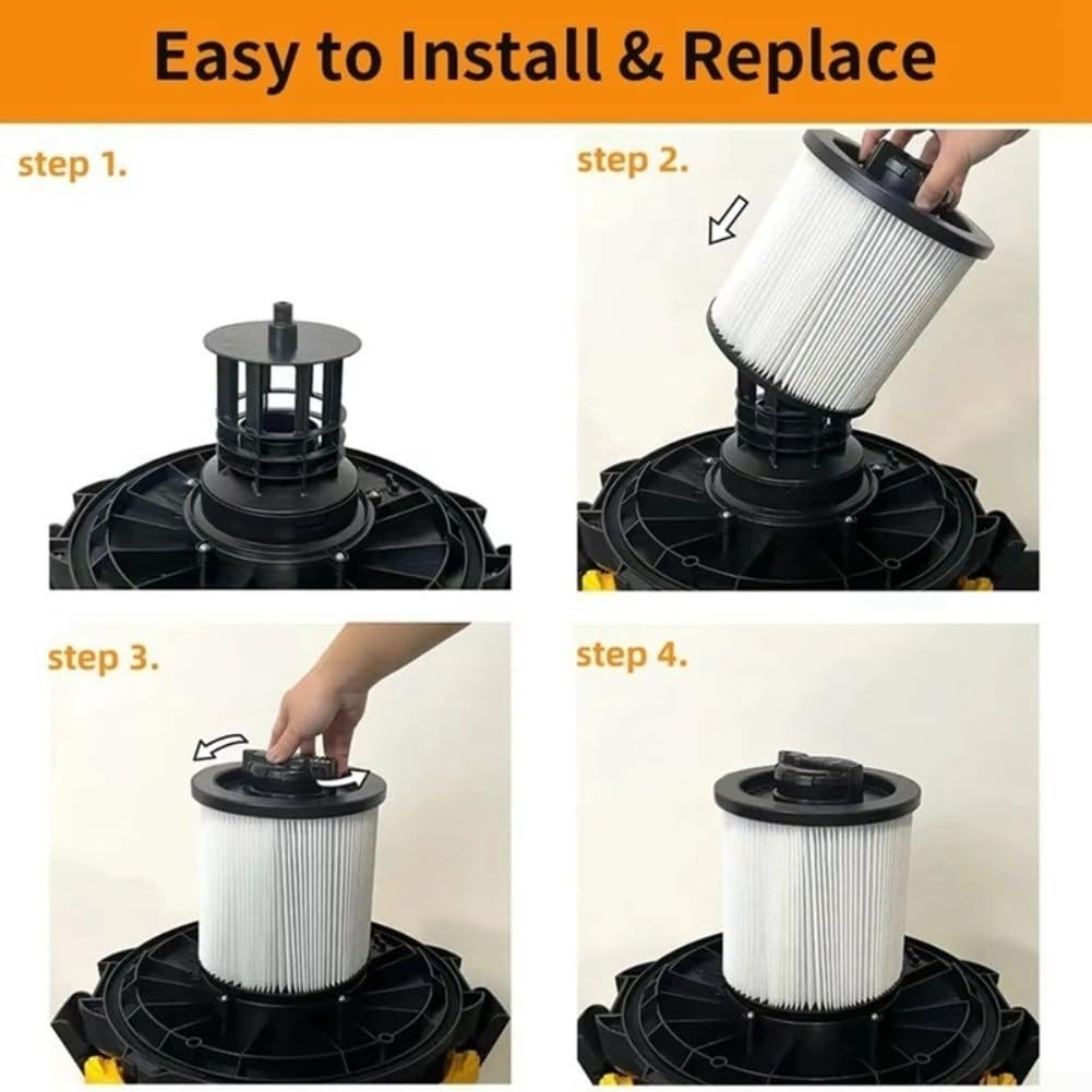 Waschbarer Staubsaugerfilter DXVC6910 für Werkstatt und Garage