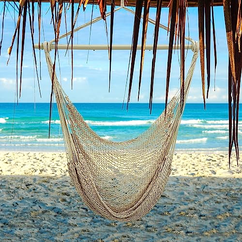 Barydat SIJ-BARYDAT-166 2 Pcs Hanging Hammock Chair Boho Swing Chair Indoor Outdoor Cotton Rope Weaving Chair thumb #5