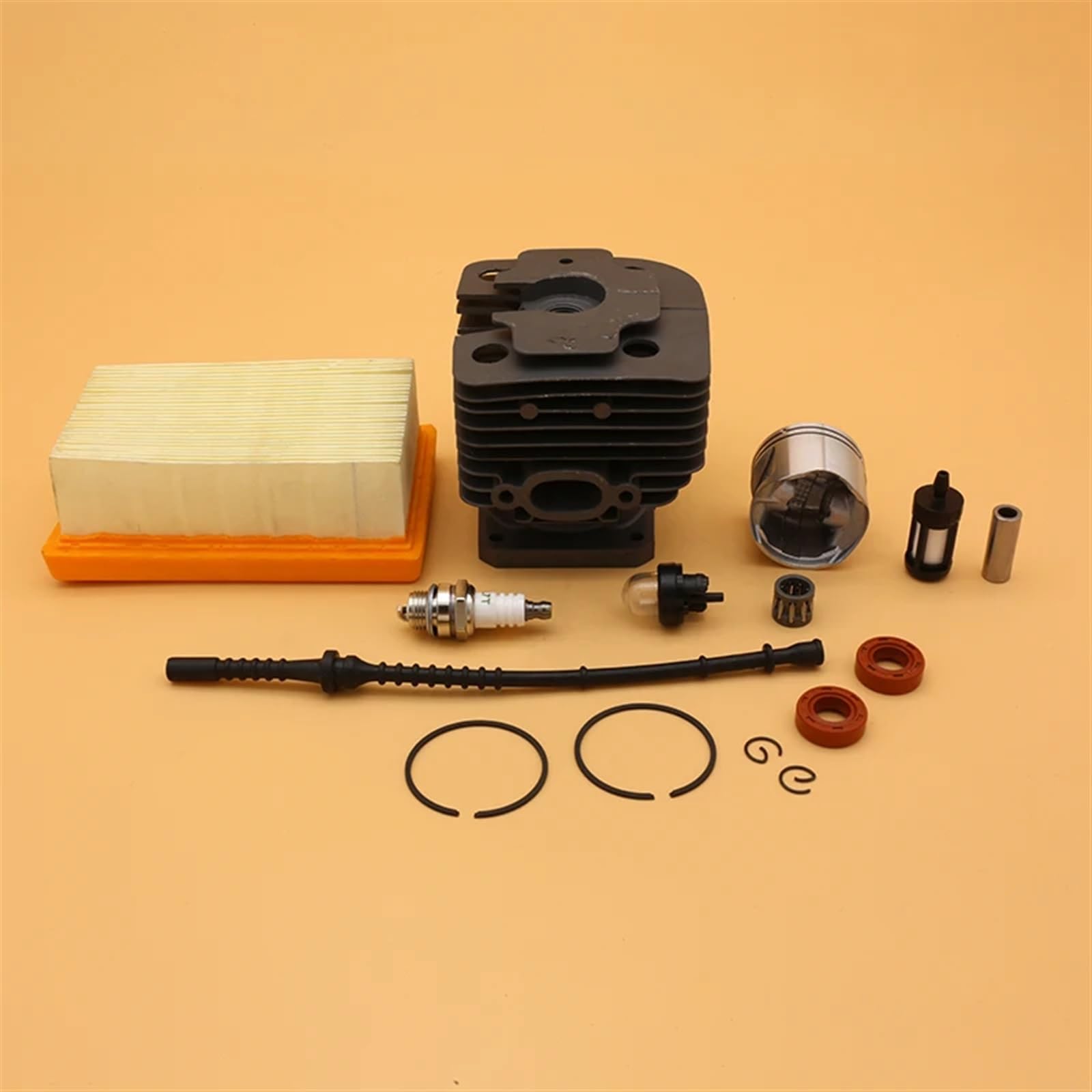 Kit cilindro pistone filtro aria carburante guarnizione olio