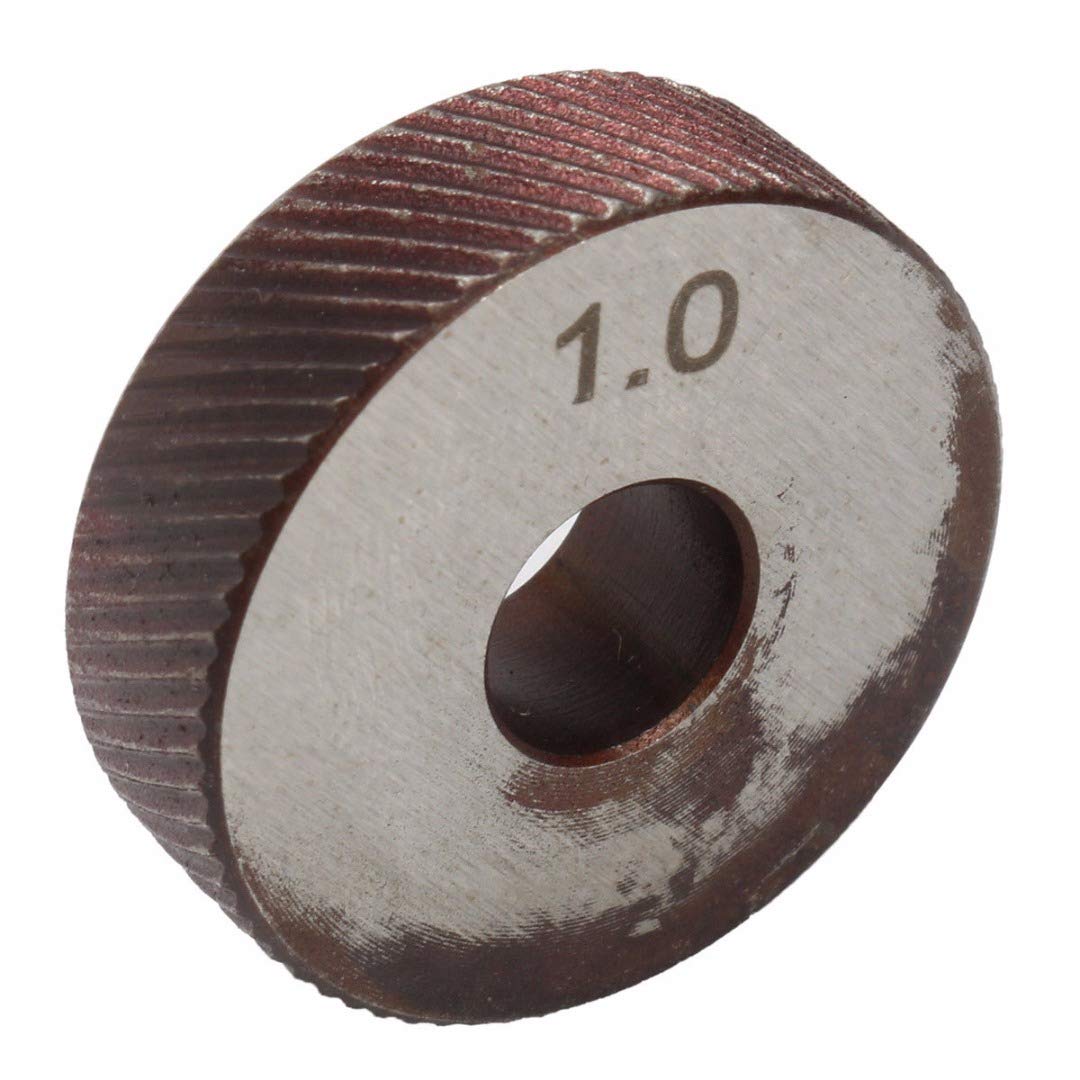 FireAngels 7-teiliges Stahl-Doppelrad-Rändelwerkzeug-Set mit diagonalem linearem Rändelrad 0,5/1/2 mm Abstand