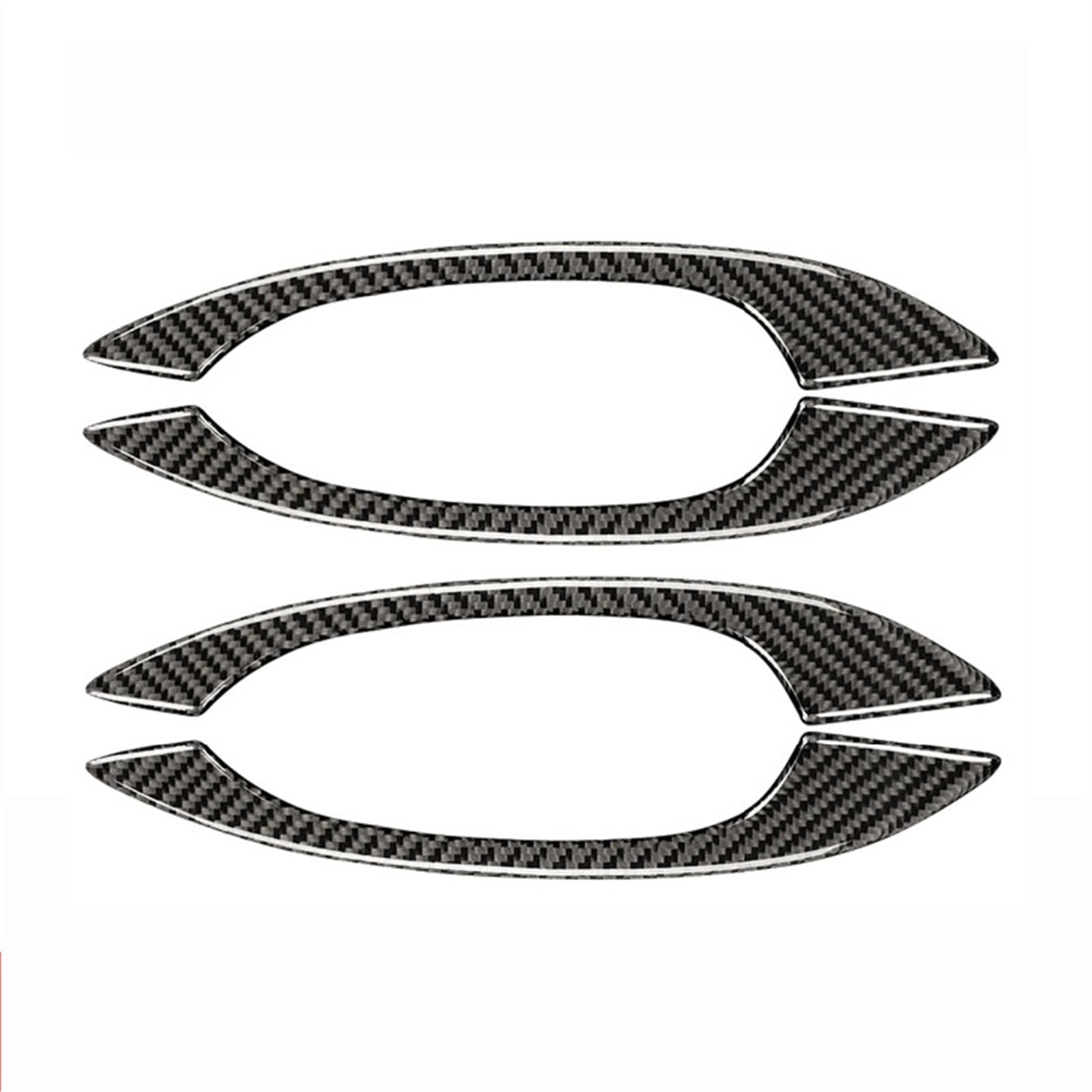 Fahbstr One Color Car Inner Handle For Cayenne Macan 2011-2018 Door Handle Decoration Cover Doors Grab Bar Trim Carbon Fiber Car Accessories