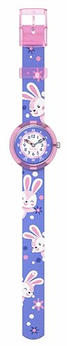 Flik Flak Girl Kids Watch Biosourced Quartz Waterproof Peek-A-Bunny2