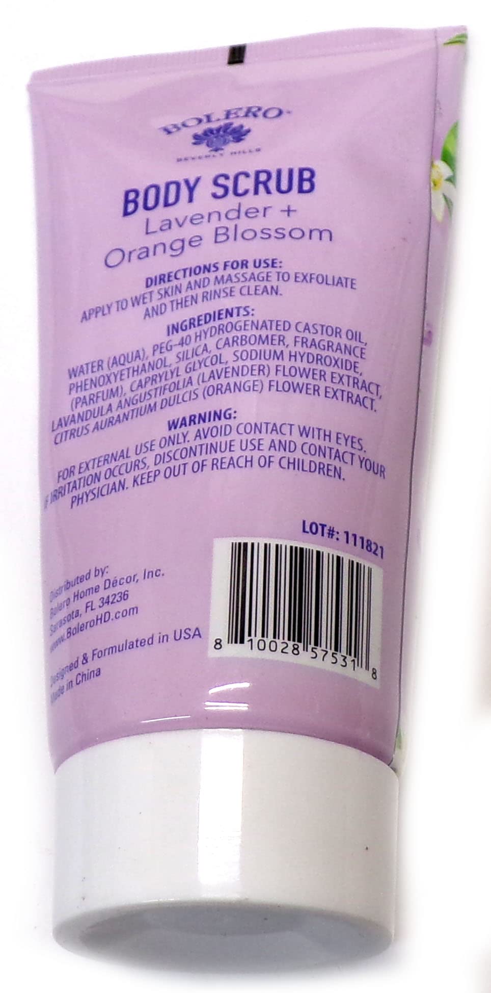 Body Scrub Lavender + Orange Blossom 5fl oz (147.8ml)