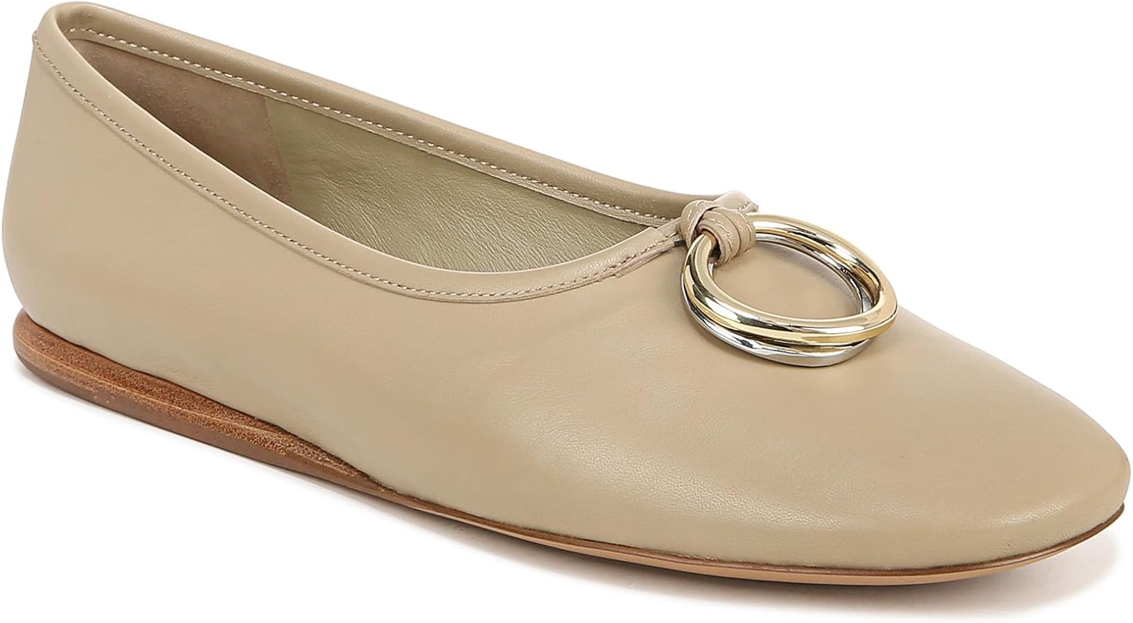Amazon.com | Vince Womens Didi Ornament Slip-On Ballet Flat Doe