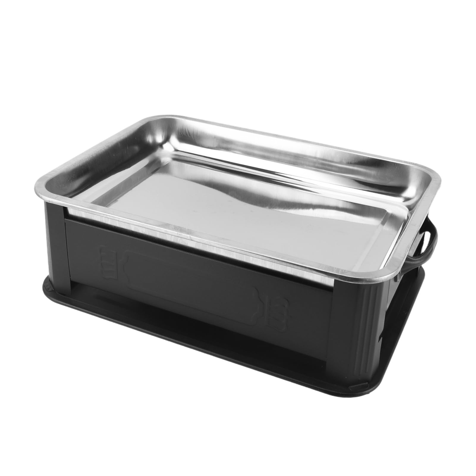 Fdit Griglia Rettangolare per Pesce con Alcol, Padella per Pesce Facile da Cuocere in Acciaio Inossidabile per Interna Ed Esterna (#4)