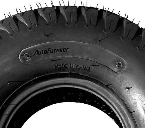 Miniatura 4 de AutoForever Neumáticos de césped y jardín de 15 x 6.00-6 de 4 capas de 15 x 6 a 6 pulgadas, para tractor y carrito de golf, sin cámara, 156-6 4PR,
