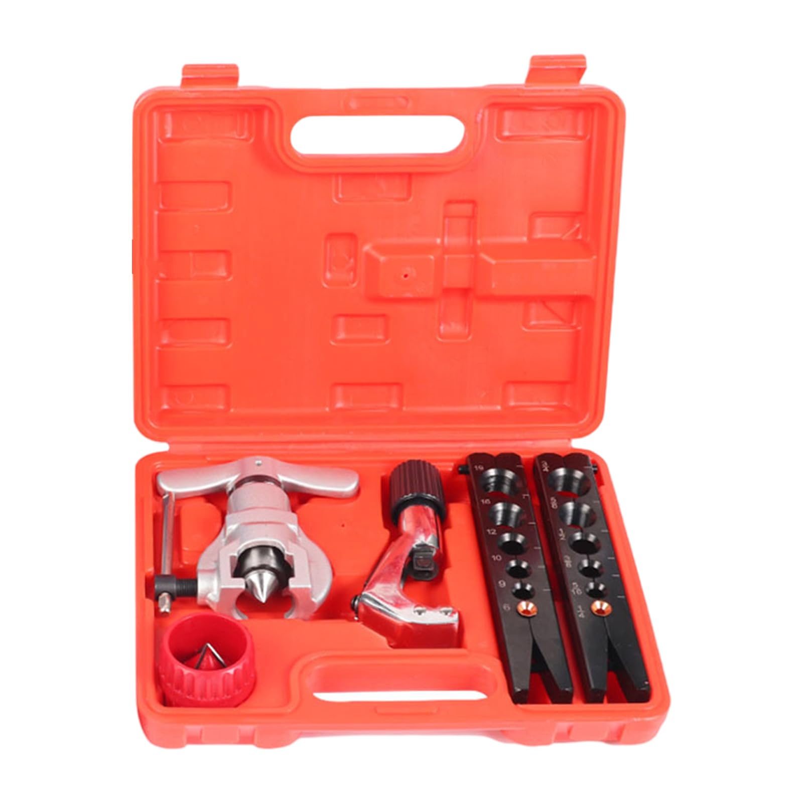 Juego De Herramientas Para Abocardar Tubos Con Agarre Ergonómico Expansor Excéntrico Escariador Tubos Cobre Para Sistemas Refrigeración Mantenimiento Reparación Aire Acondicionado