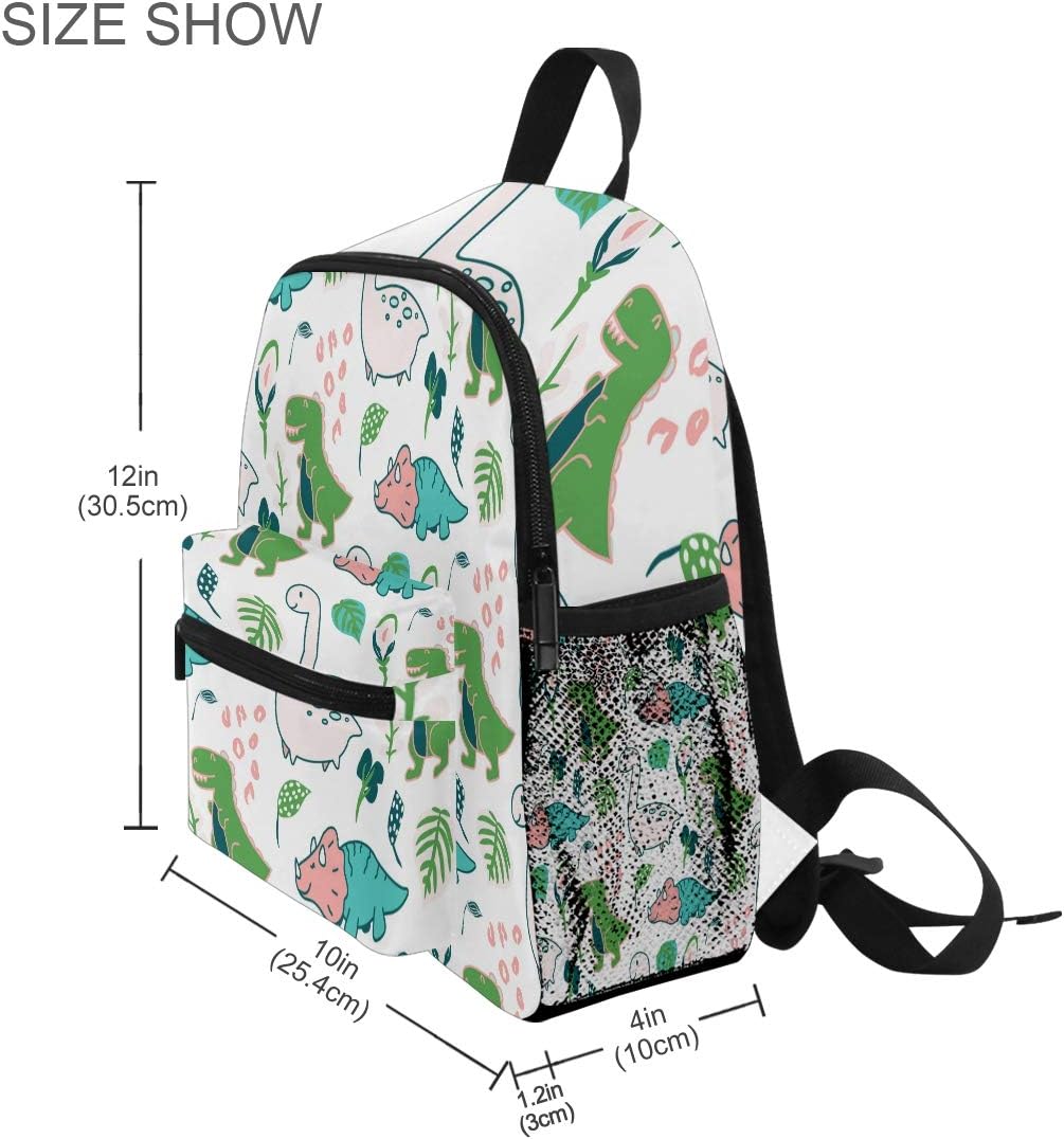 Cute Kids Back Pack Cute Dino Todder Backpack Lightweight Preschool Kindergarten Book Bag Practical and Durable Daycare Bag for Travel,Toys