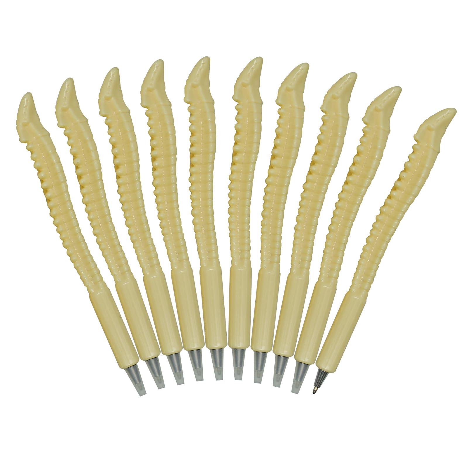 10PCS Novelty Bone Pens Spine Shape Ballpoint Pen Black Ink Pens for Doctor Nurses Present Party Favor Halloween — view 6