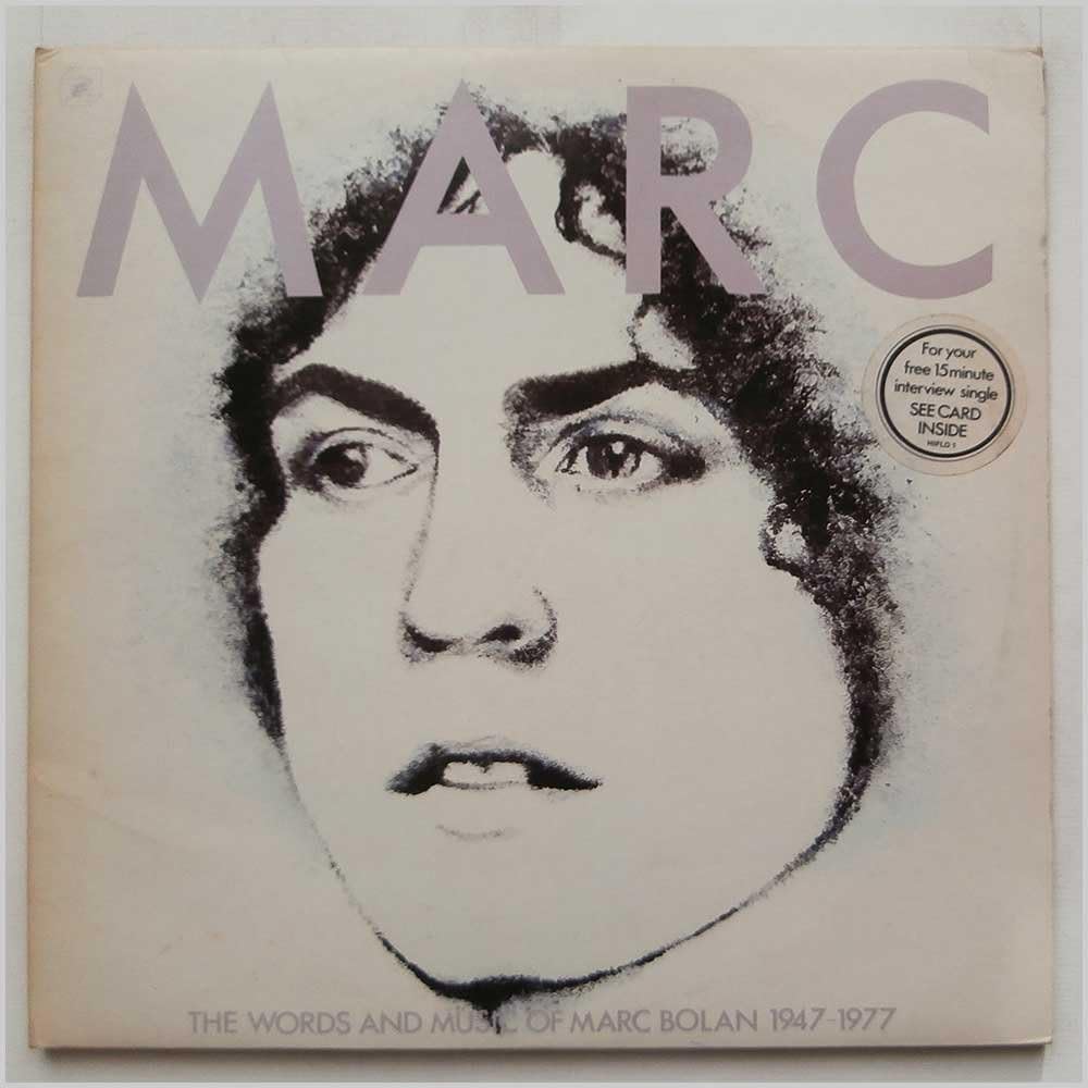 MarcThe words and music of 19471977 / Vinyl record Marc Bolan
