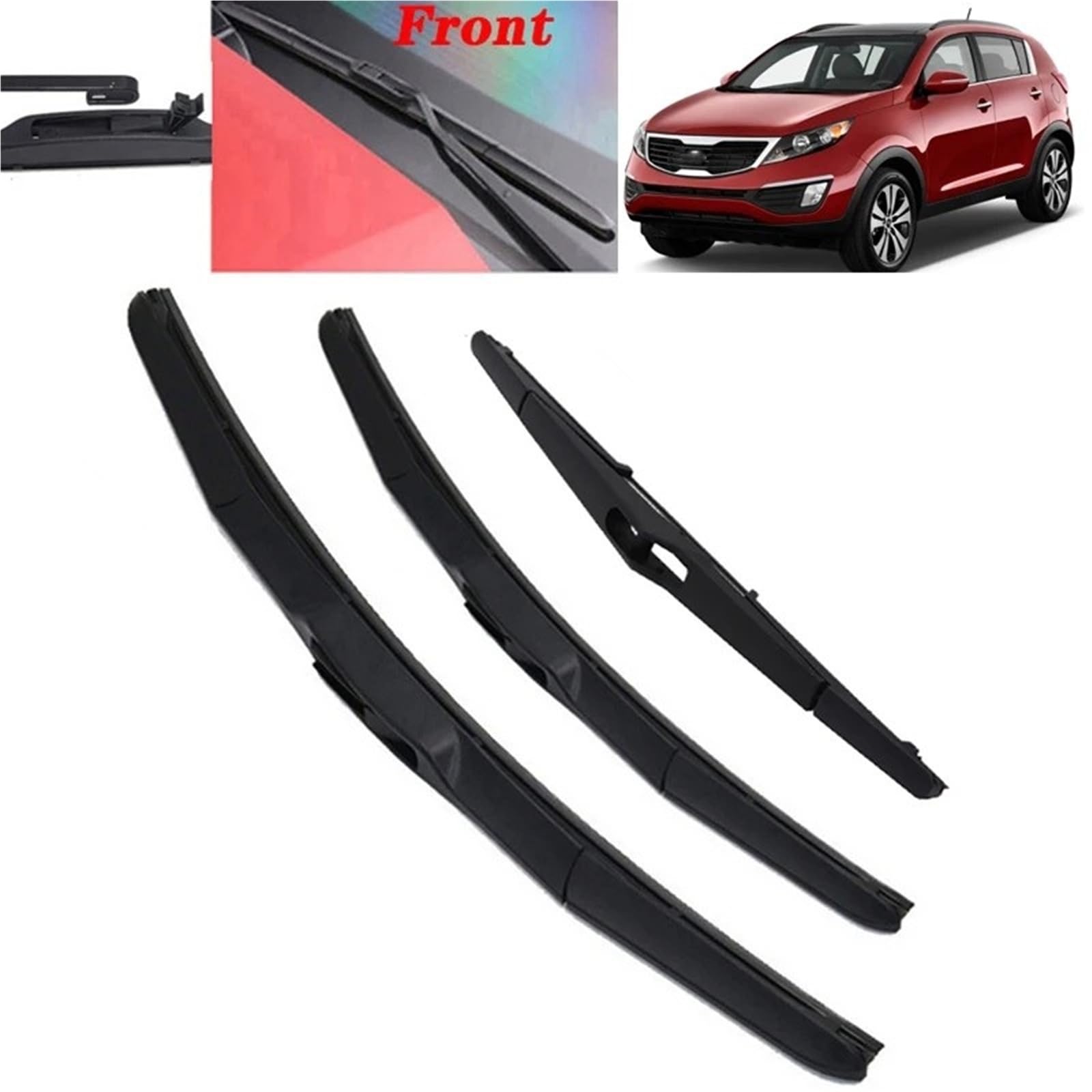 Escobilla Limpiaparabrisas Juego Escobilla Limpiaparabrisas Delantera Y Trasera Para KIA Para Sportage SL 2010-2015