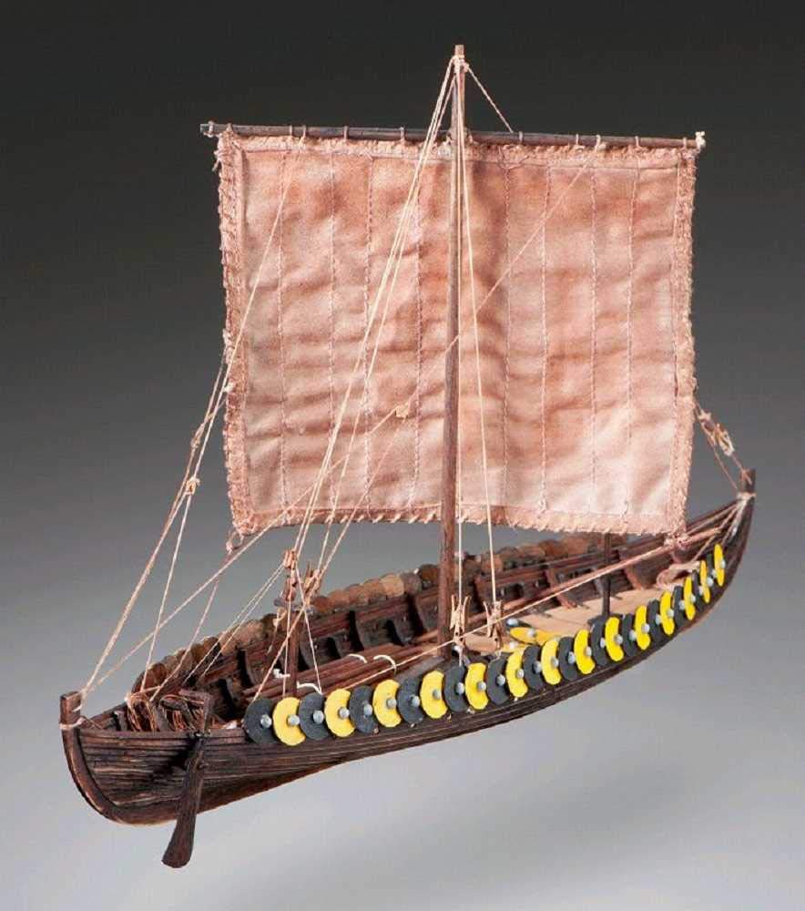 Best Price Square Gokstad - Barco vikingo 1:72