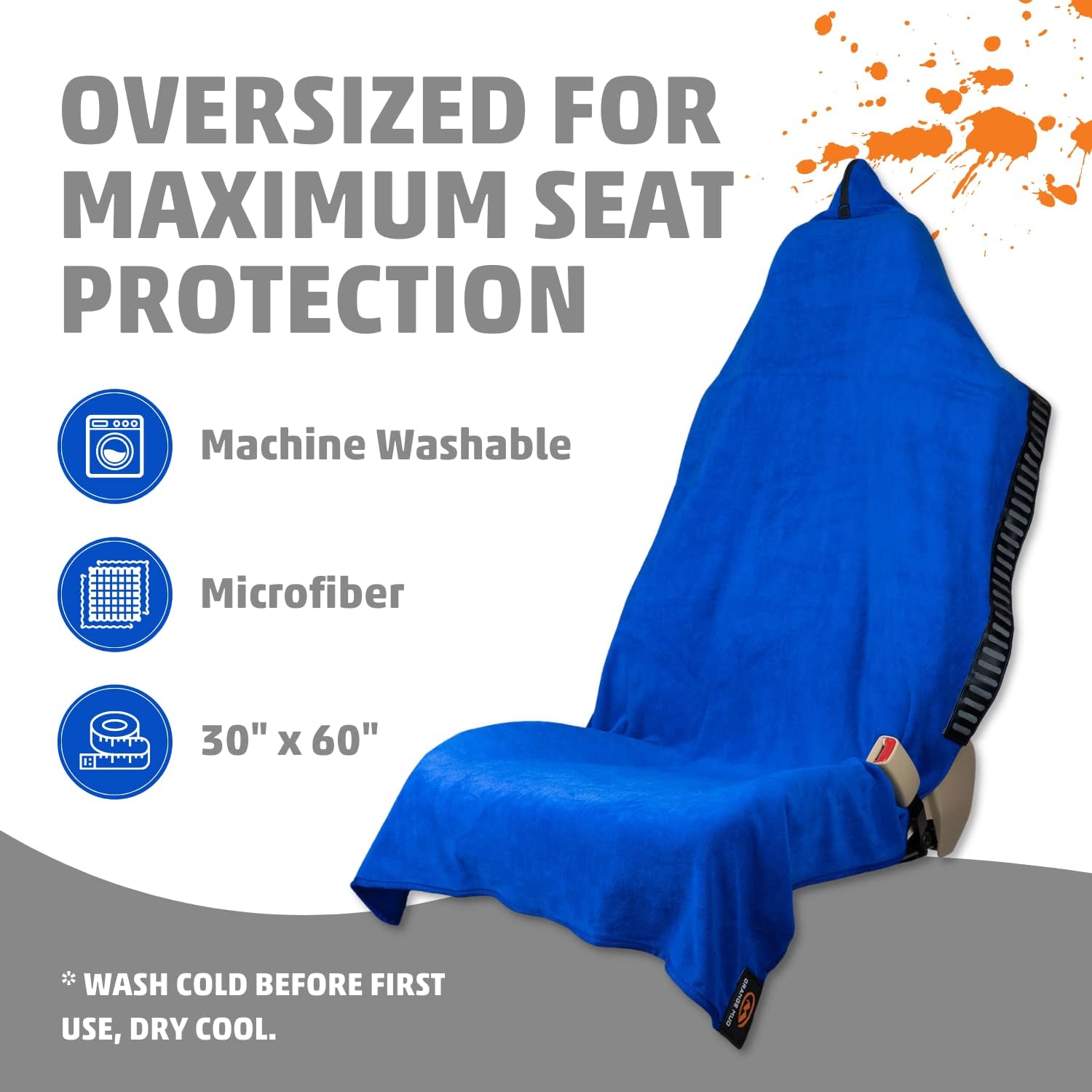 Orange Mud Transition Wrap 2.0 Handtuch Sitzschoner Blau