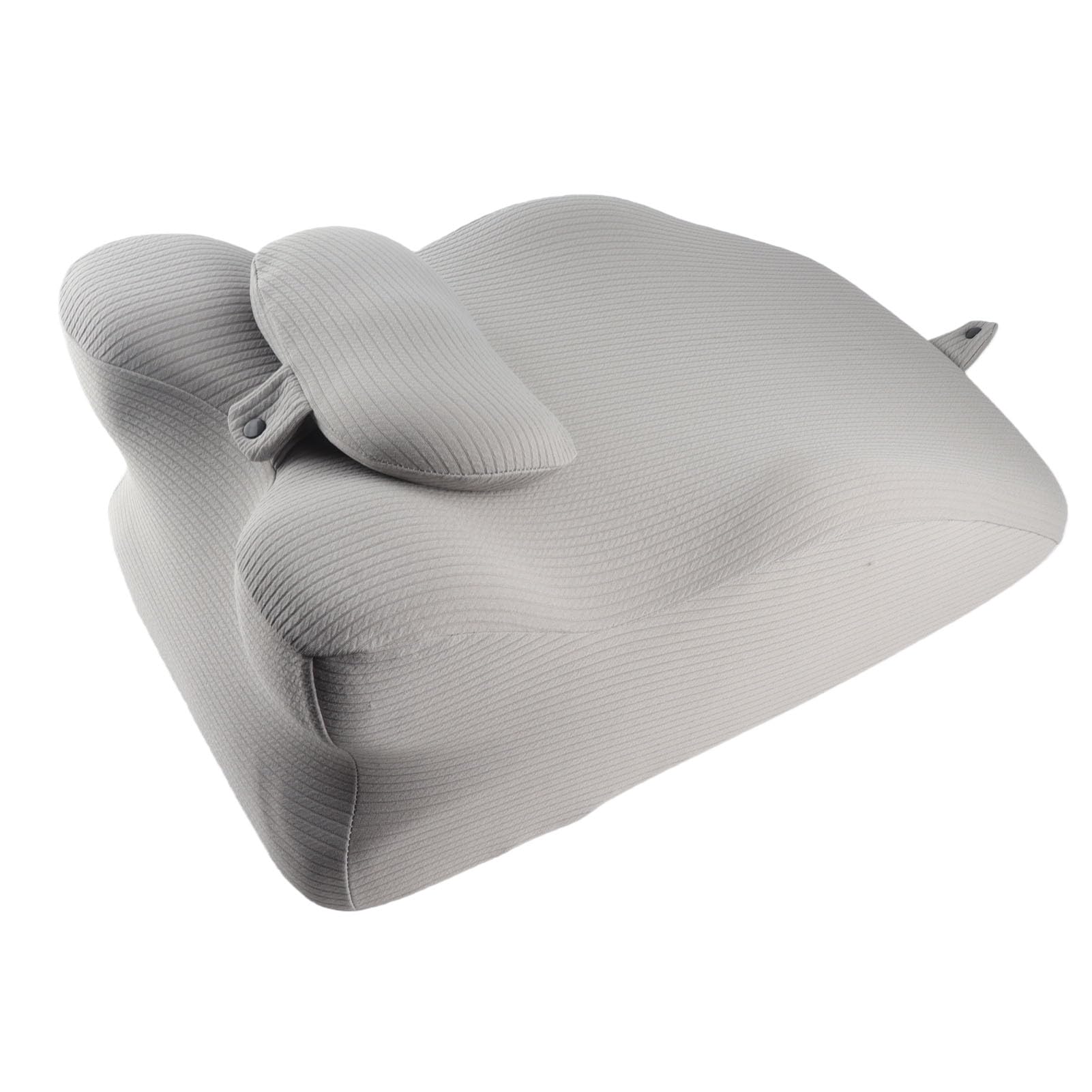 Almohada Ortopédica Viscoelástica, Cojín Elevador para Piernas, Soporte para Dormir Boca Abajo, Alivio del Dolor de Espalda