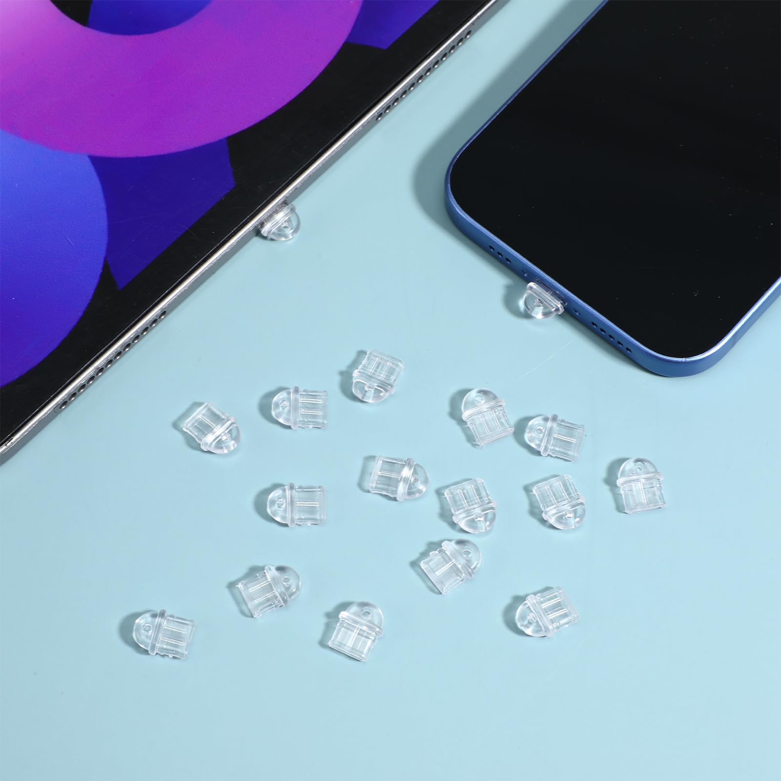 Set HJZHII Di 36 Tappi Antipolvere In Silicone Per USB-C, Micro-USB, USB-A | 6 Tipi Per Smartphone E Tablet