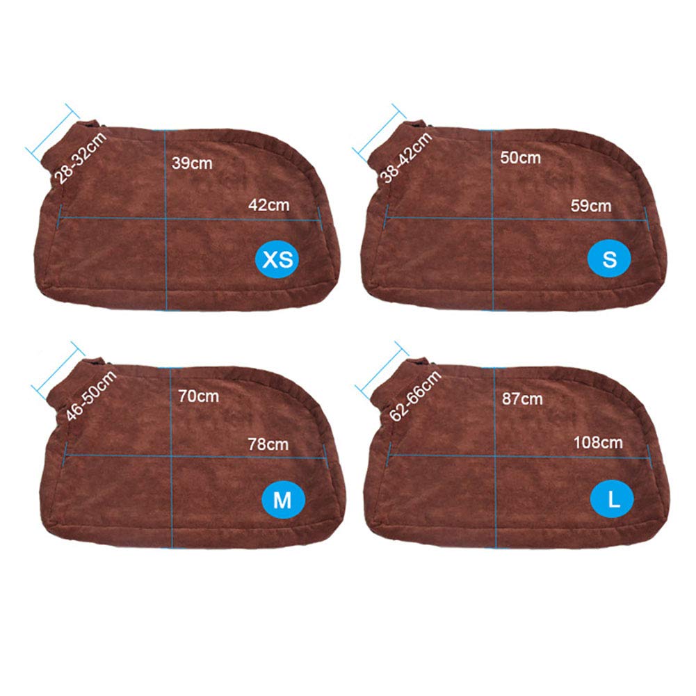 Couverture Chien Chat, Peignoir de Bain pour Chien, Serviettes de Bain en Microfibre pour Chien, Séchage Rapide et Super Absorbant