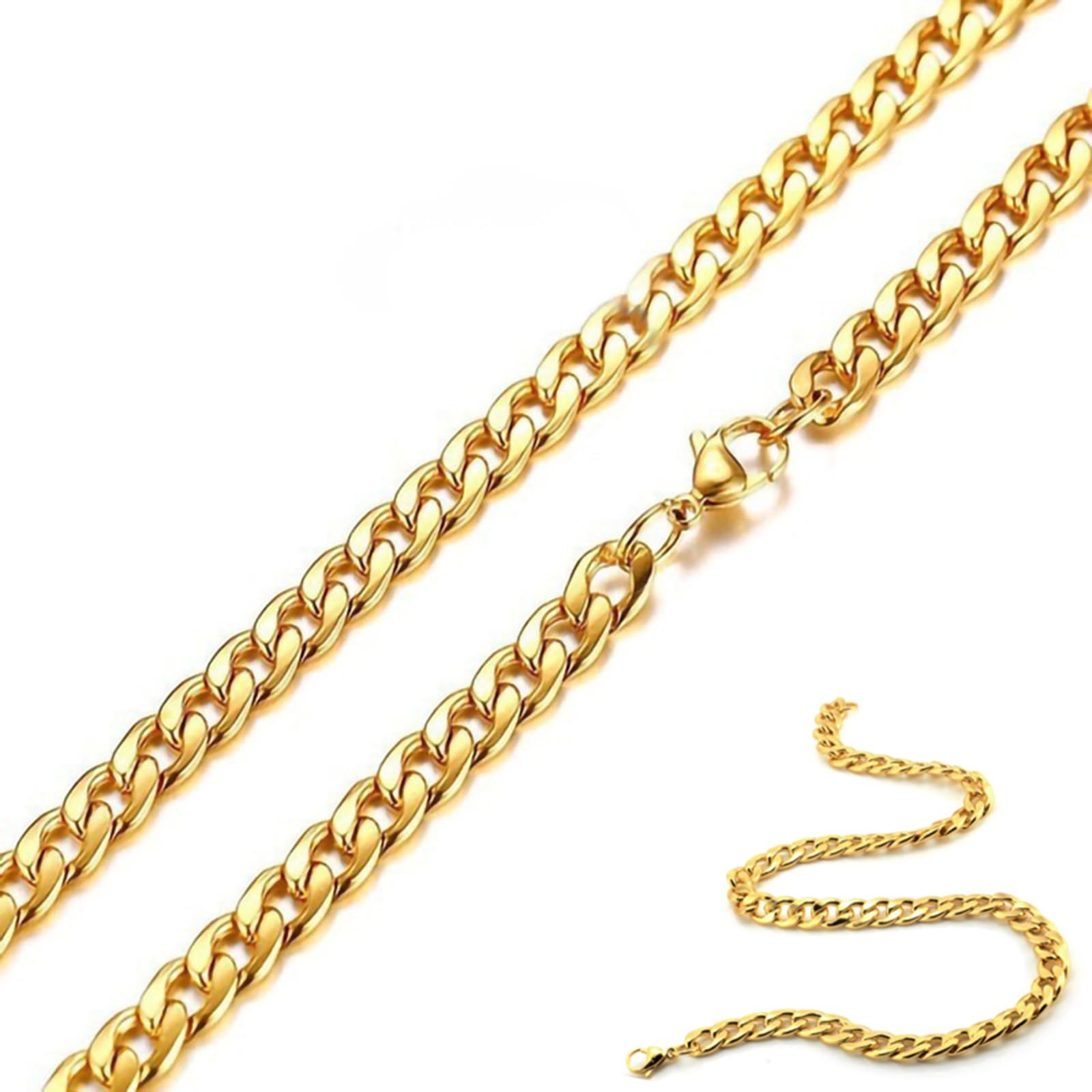 OneroomoneCollar Hombre Oro, Cadena Cubana Hombre, Cadena Acero Inoxidable Hombre, Regalos De Cumpleaños, Collares De Hip Hop, Regalos Para Novio