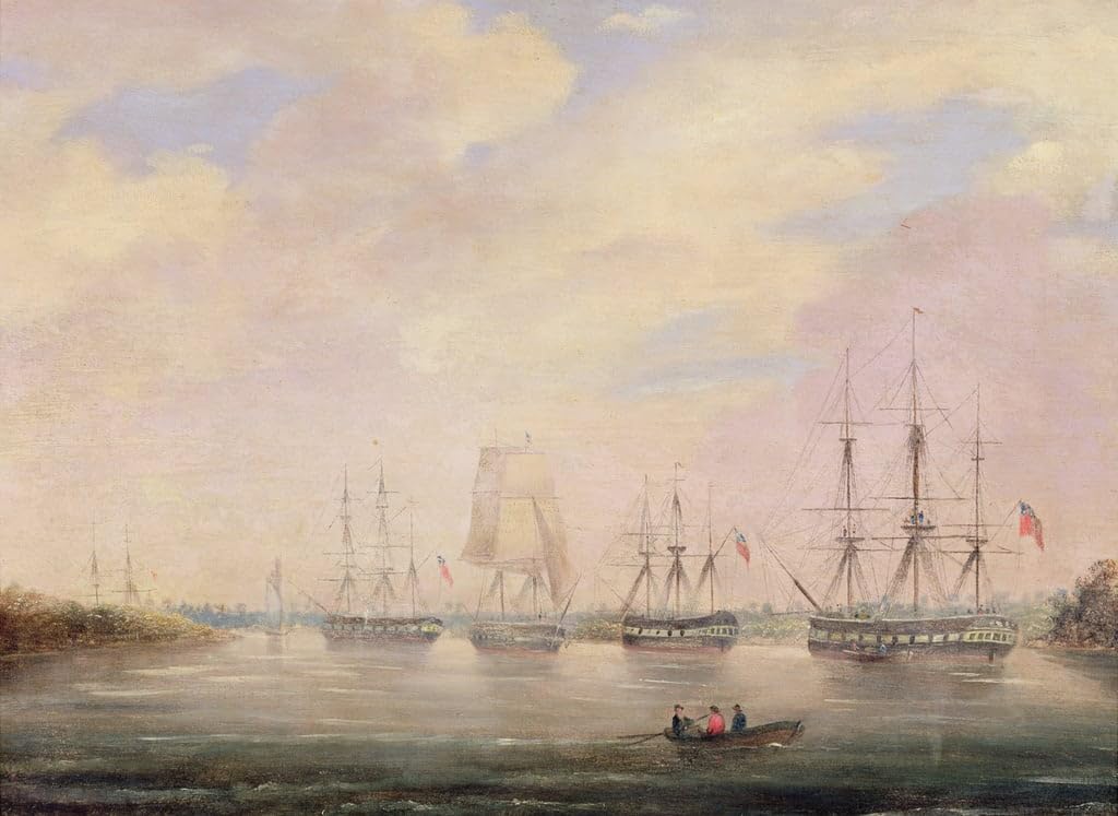 Tableau toile Port Adelaide 60x90cm par Colonel William Light - 5