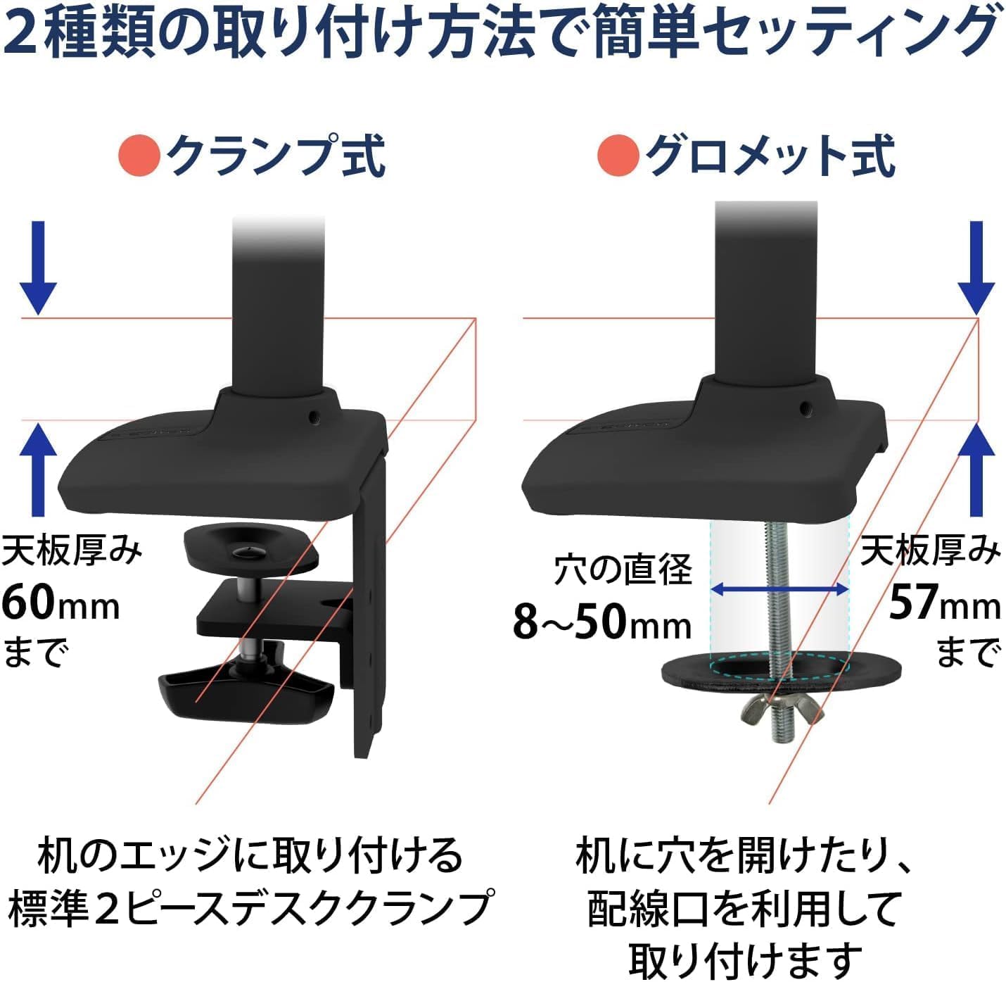 置き型モニターアーム★IODATA ゲーミング 27インチ用★取付部品セット Amazon.co.jp: アイ・オー・データ モニターアーム(デュアル