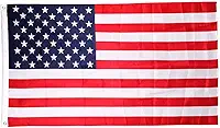 Bandeira dos Estados Unidos 145cm x 90cm da Marca Minha Bandeira - Dupla Face
