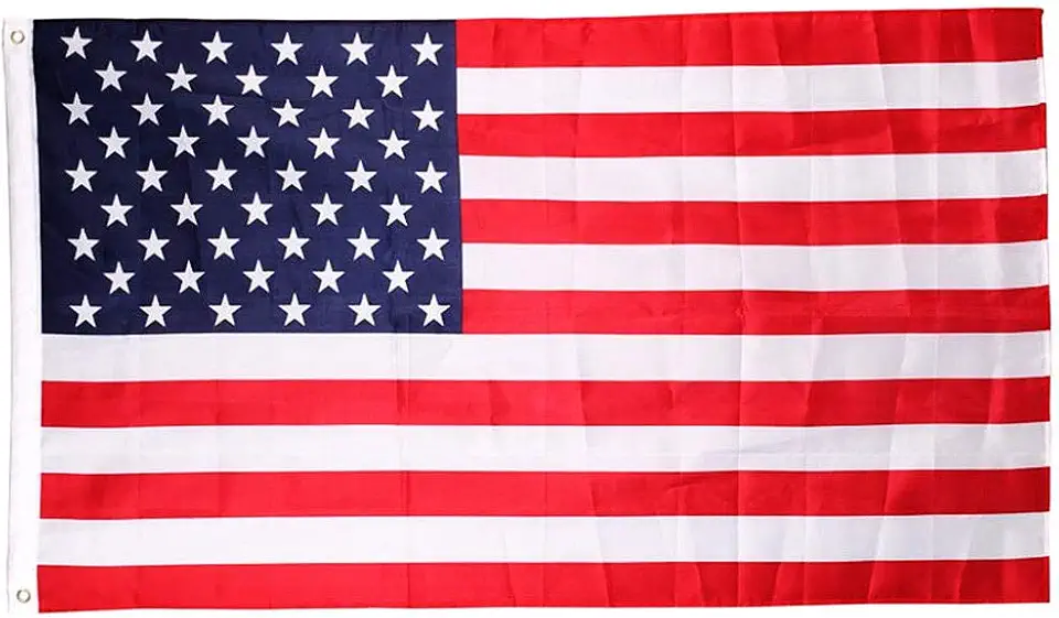 Bandeira dos Estados Unidos 145cm x 90cm da Marca Minha Bandeira - Dupla Face