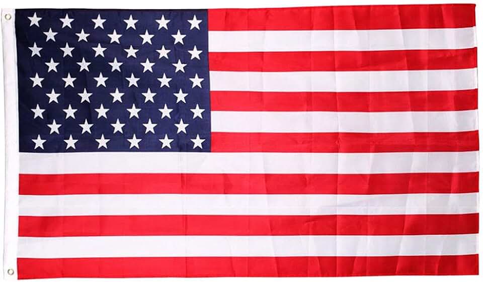Bandeira dos Estados Unidos 145cm x 90cm da Marca Minha Bandeira - Dupla Face