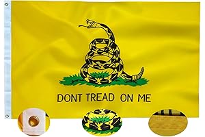 Support Original Dont Tread Personalized Gadsden Flag 2x3 Ft Embroidered