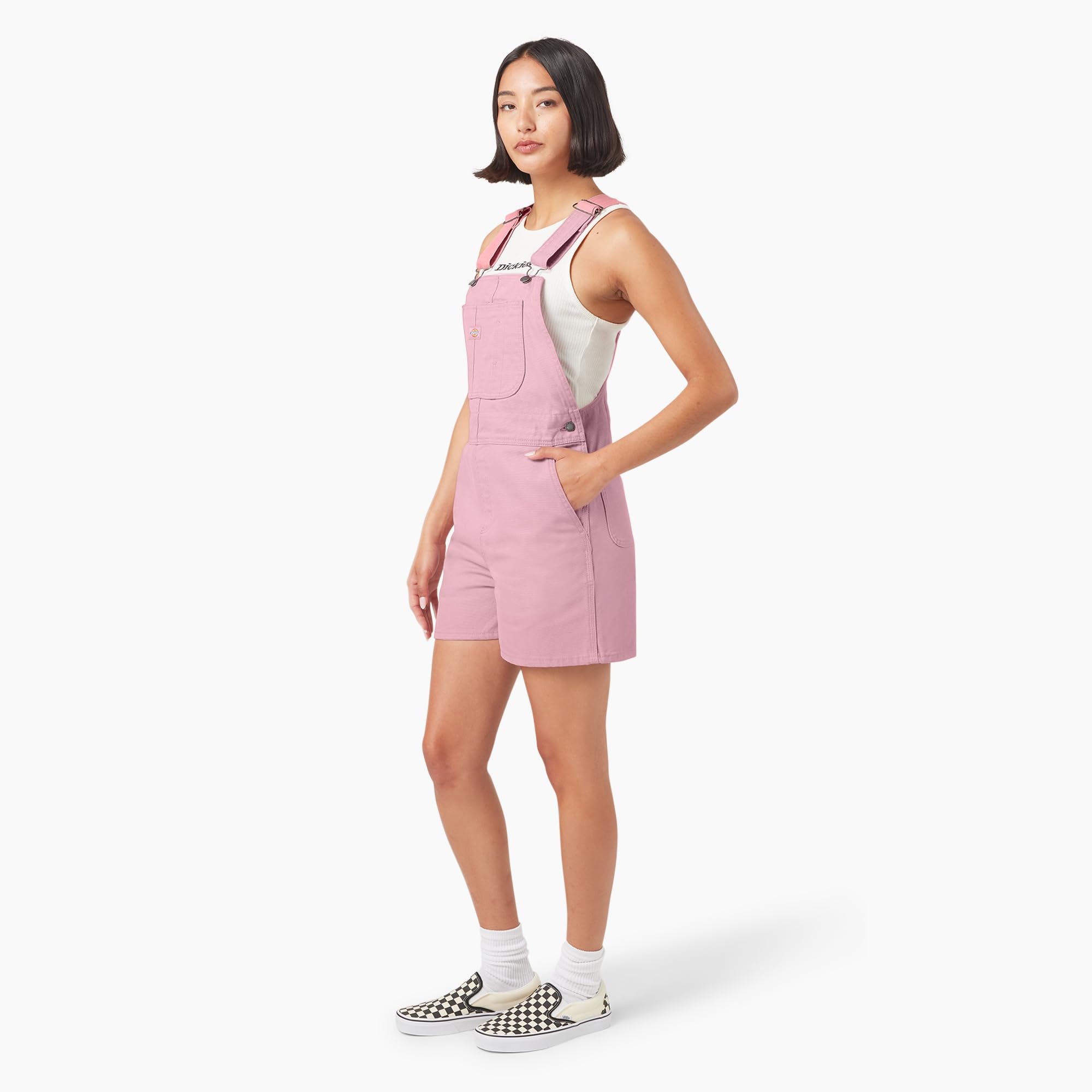 Dickies Damen Duck Canvas Short Bib Shortall
