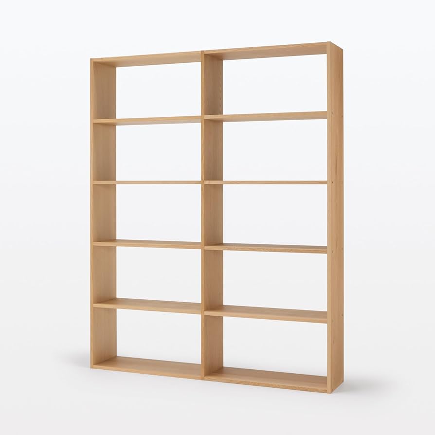 スタッキングシェルフ 4段×5列 オーク スタッキングシェルフ・5段