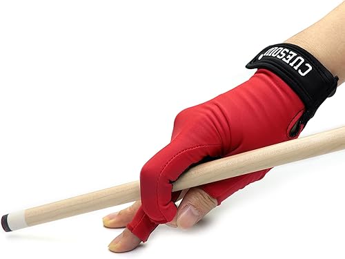 Miniatura 1 de CUESOUL Guantes profesionales de billar izquierdo y derecho