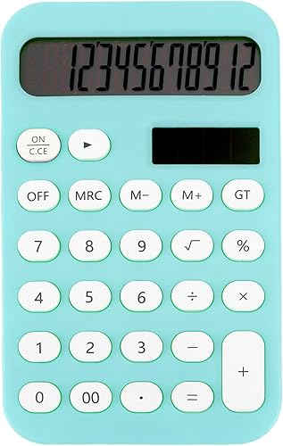 Miniatura 10 de Calculadora básica, pequeña calculadora básica para regalos para profesores, suministros escolares, calculadoras de 4 funciones para estudiantes,