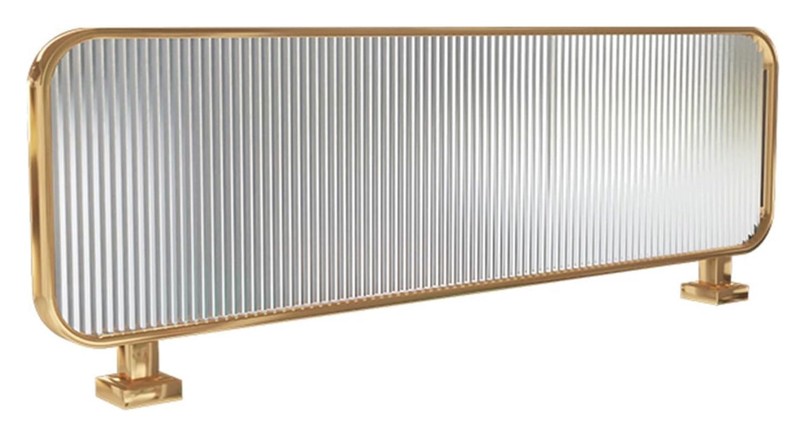 Cloison de séparation en verre décorative élégante pour salle à manger et restaurant – Cloison de séparation de bureau élégante et clôture basse (dB 50 x 110 cm) – Solution moderne de séparation de
