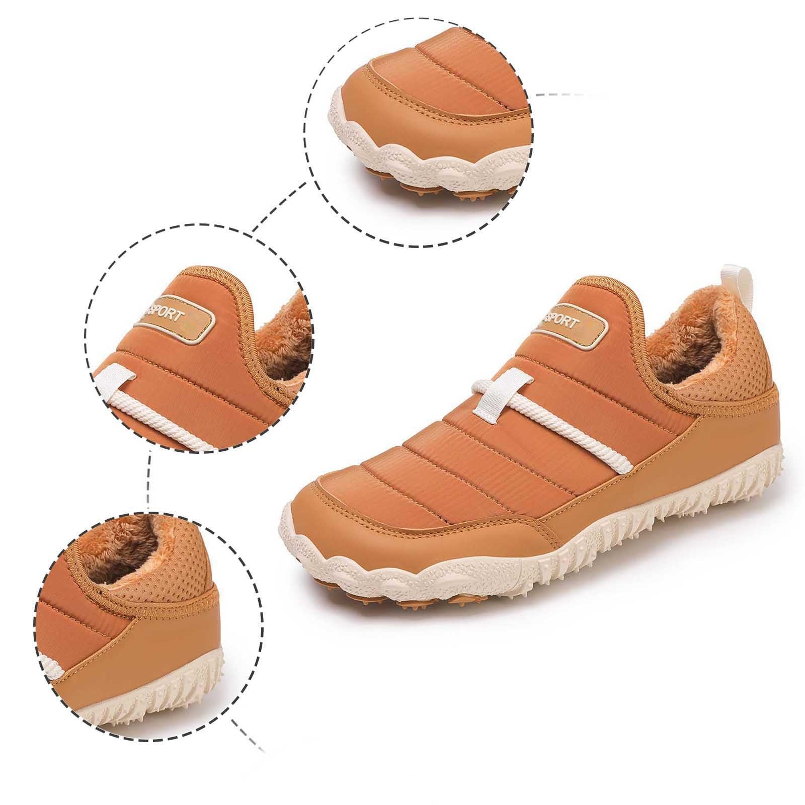 Stivaletti Donna Invernali Stivali Donna Invernali Scarponcini Impermeabili 45 Larga Con Pelliccia Scarpe Antinfortunistiche Interna Da Neve Ortopediche Trekking Comode On Plantare Estraibile Zeppa