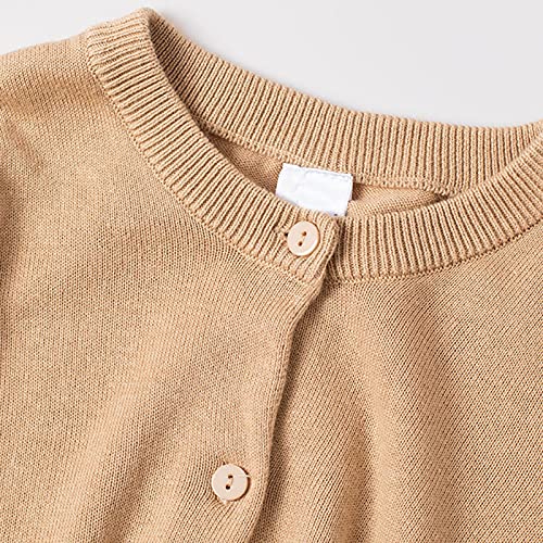 Girls Cardigan Casual Button-up Knit Sweater2
