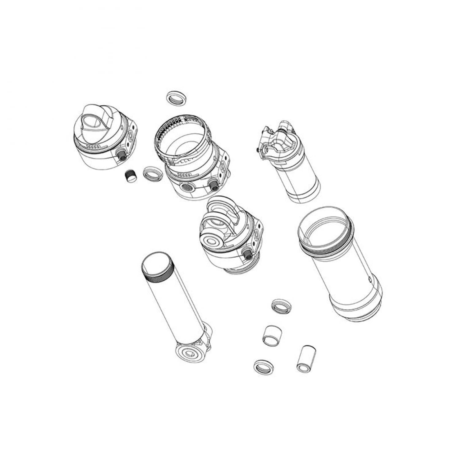 RockShox SIDluxe Debonair Air Can, 185/210x47.5-55mm, 11.4118.059.006