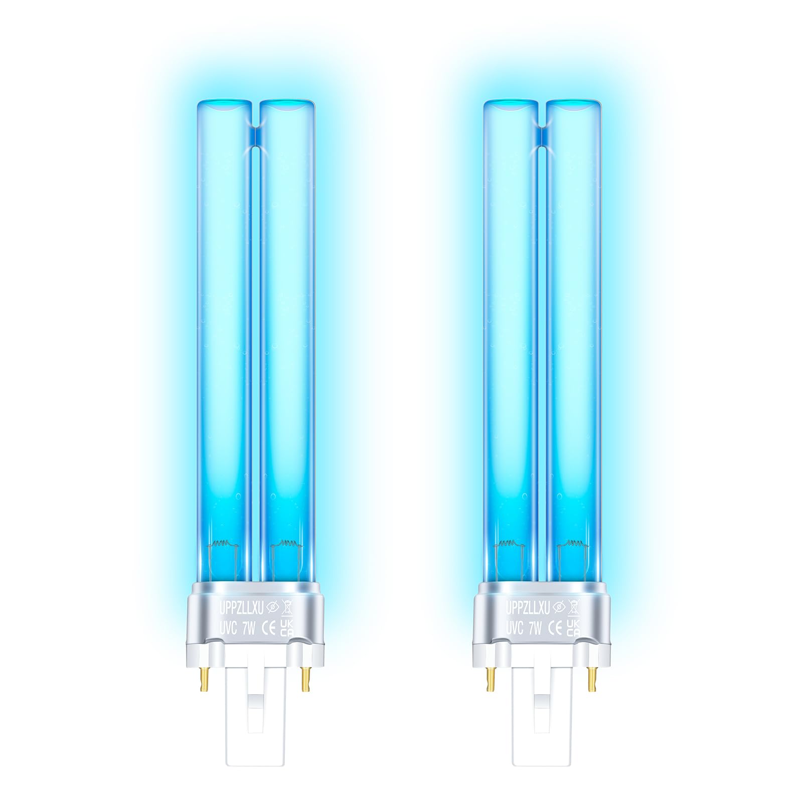 UPPZLLXU UVC Ersatzlampe für Teichklärer, UVC-Filter, Bekämpft Effektiv Bakterien, Algen in Aquarium, Teich