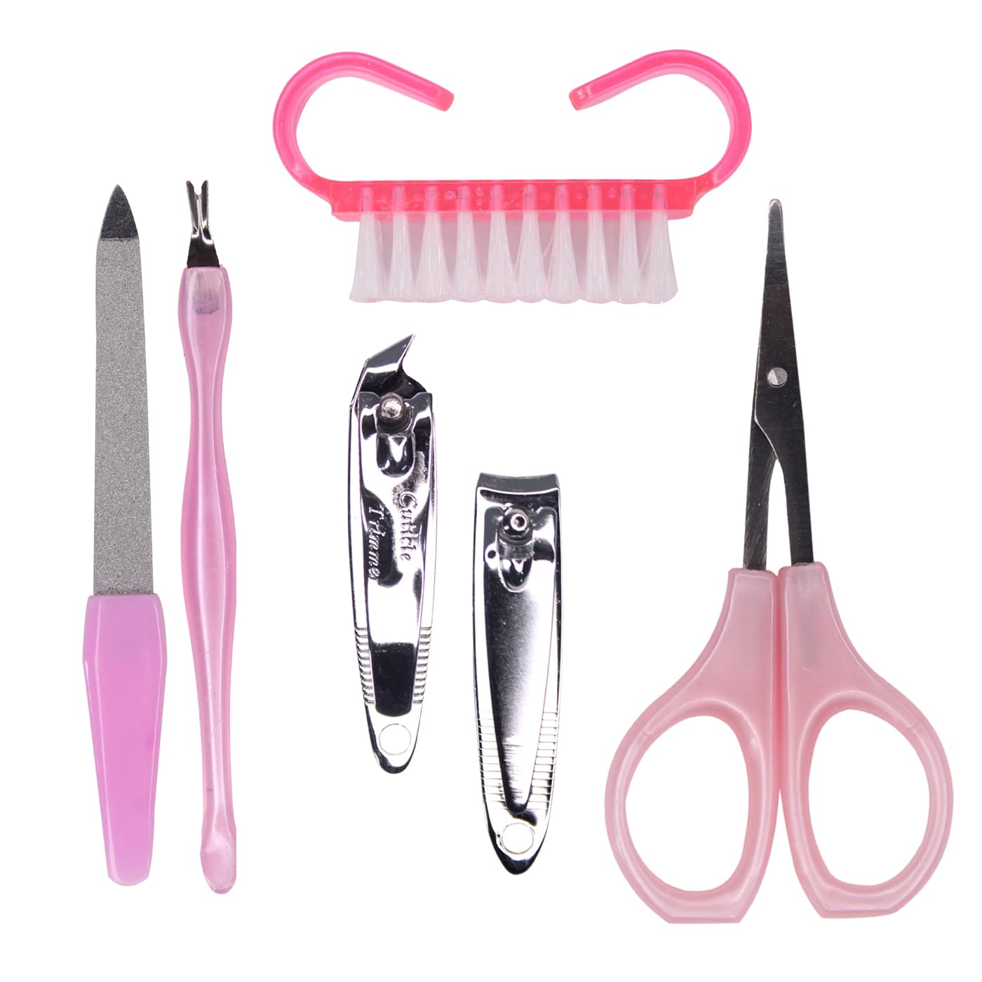 KAVIN Manicure And Pedicure Kit Dead Skin Callus Remover Tools For Girls And Women Set Of 8 (Random Colors)-image-42