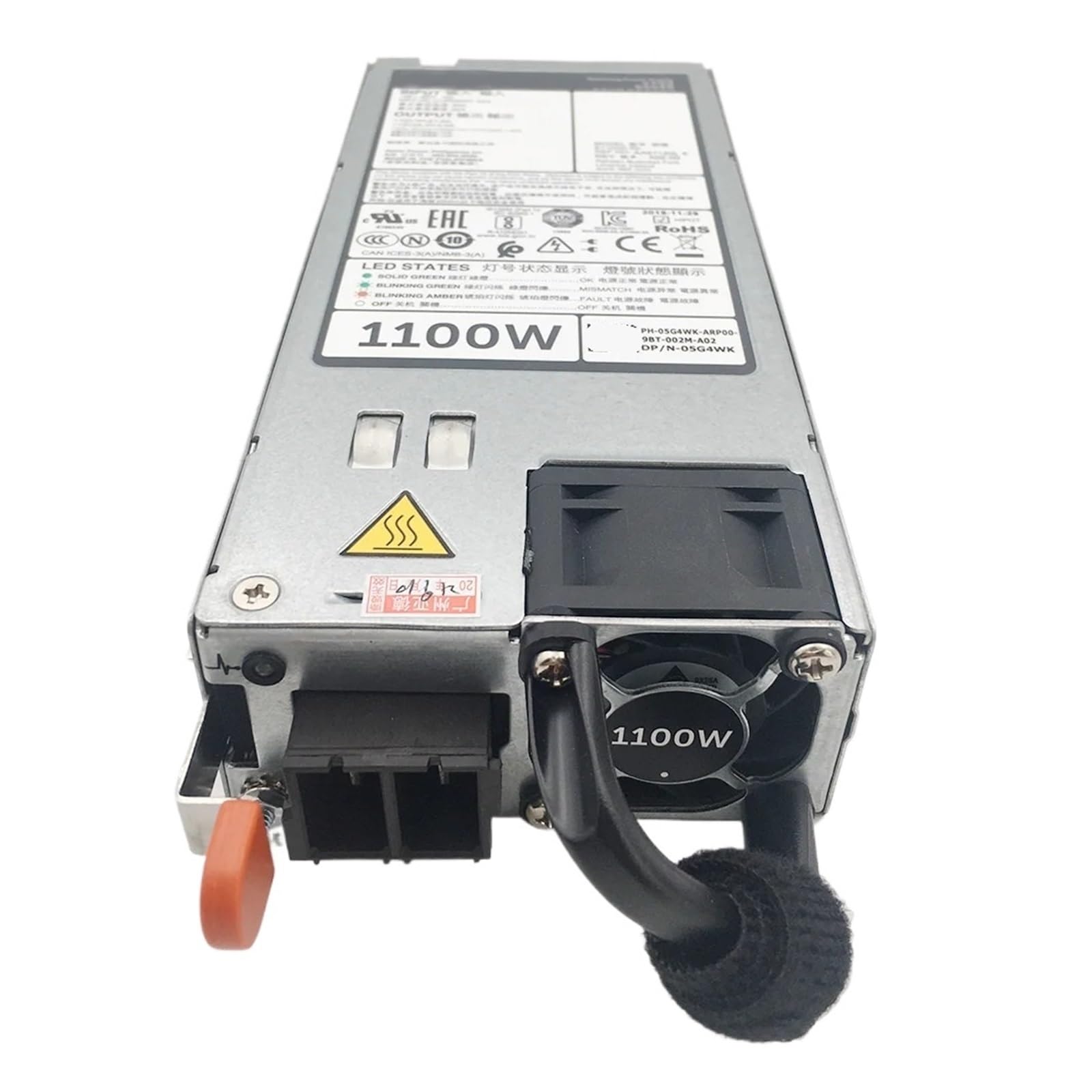 KSZHZYMGX R520 R620 R720 1100W Power Supply AA27120L E 5G4WK 05G4WK Y1MGX 02RN7 E1100D-S0