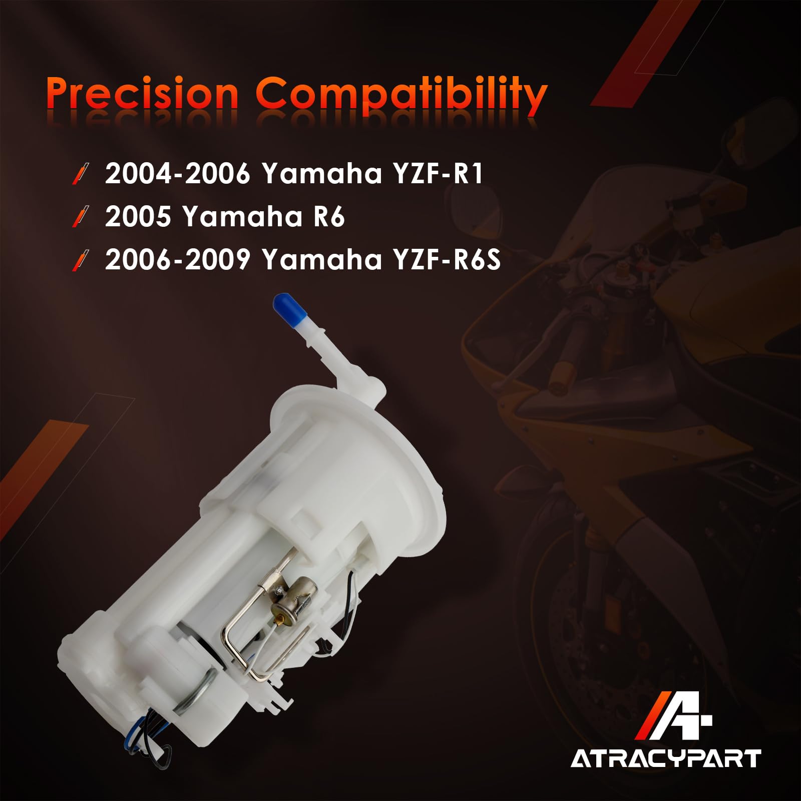 Amazon.com: Fuel Pump Assembly, Fit For 2004-2009 Yamaha YZF R1 R6