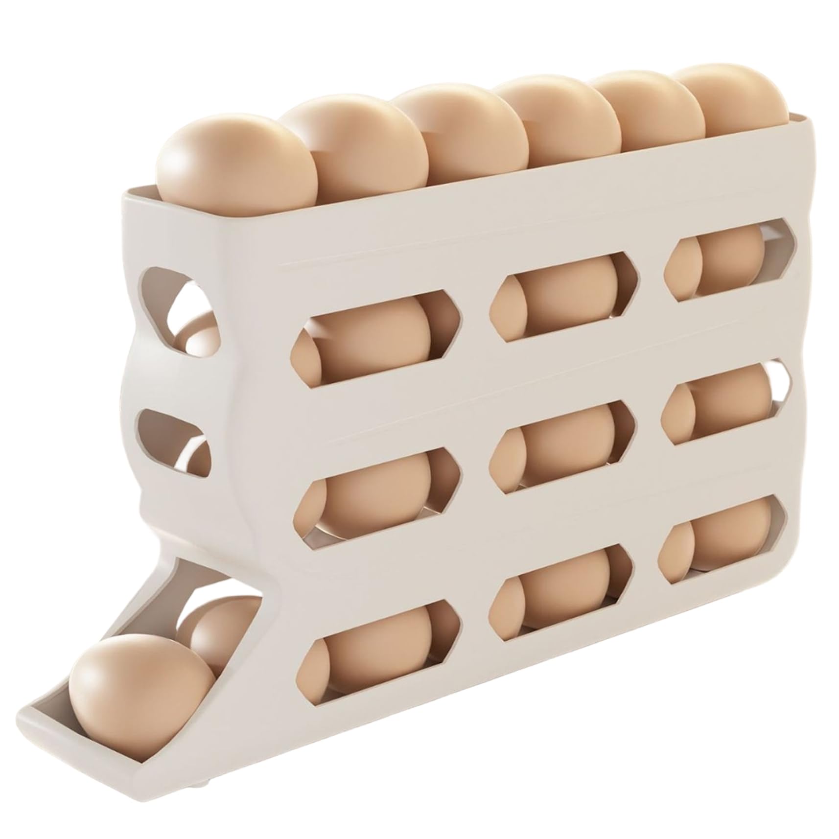Organizador de huevos giratorio de 4 niveles para la encimera de tu cocina