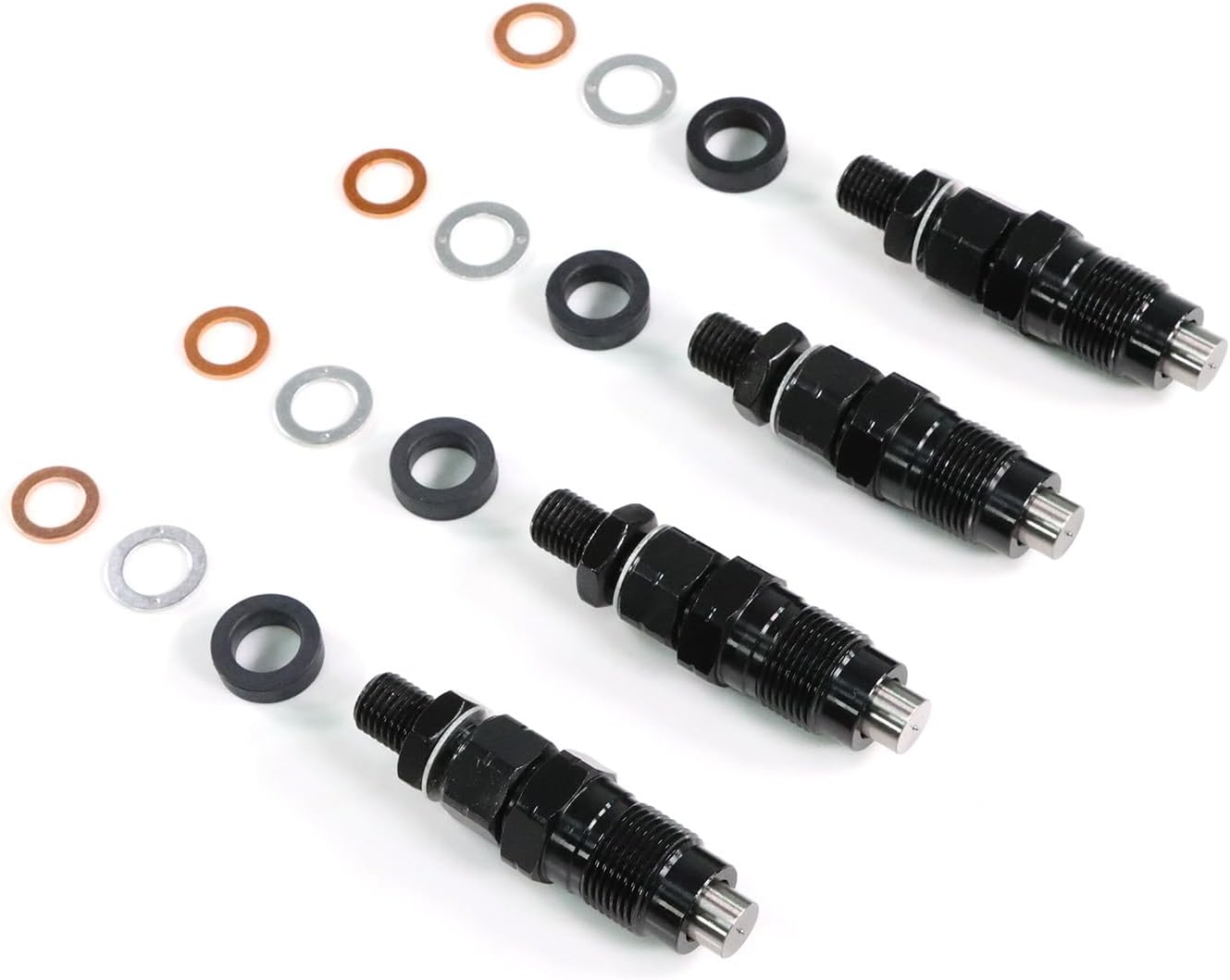 4PCS Fuel Injectors 4D56 4D56T Diesel Fuel Injector Replacement for Mitsubishi Pajero Triton Delica 4D56 4D56T 2.5L