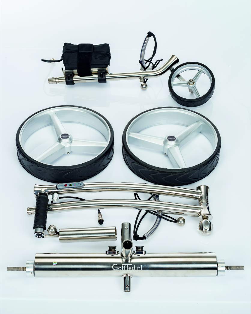 Chariot de Golf électrique en Acier Inoxydable GT-N avec 12 Accessoires