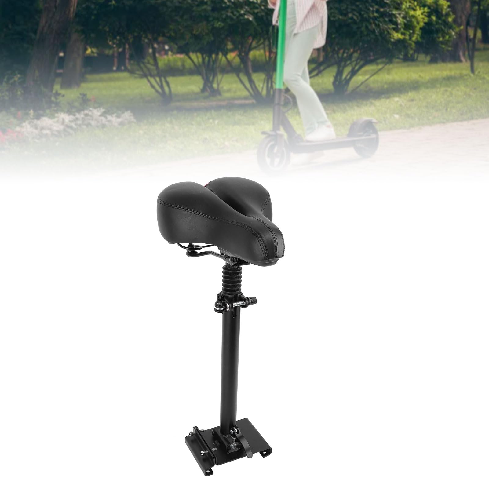 BuyWeek Sella per Scooter Elettrico per Xiaomi M365 1S Lite Sedile Pieghevole Regolabile con Staffa a Cacciavite a Chiave Inglese