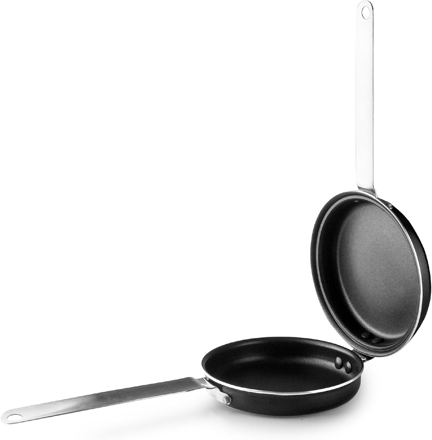 IBILI - I-Chef Mini Potato Tortilla Pan, 14 cm, Aluminium, Stainless Steel Handle, Non-Stick, Suitable for Induction, Silver-Grey