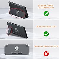 Vista 16 de Fintie Carrying Case for Nintendo Switch OLED Model 7.0"/Switch 6.2", Portable Traveler Protective Cover Storage Bag with 10 Game Card Slots & Inner